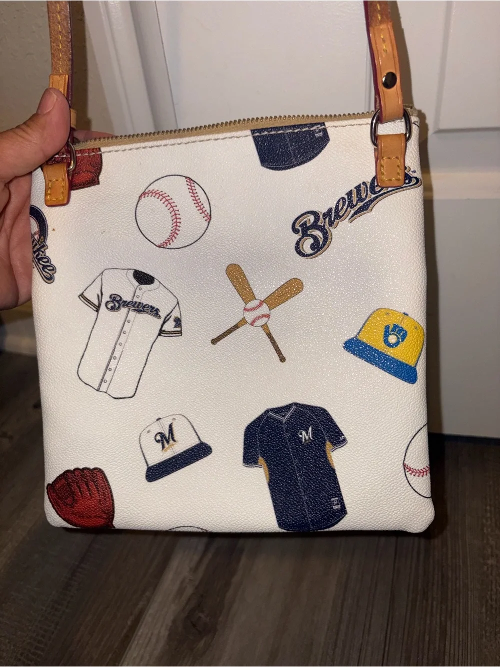 Dooney & Bourke leather trimmed